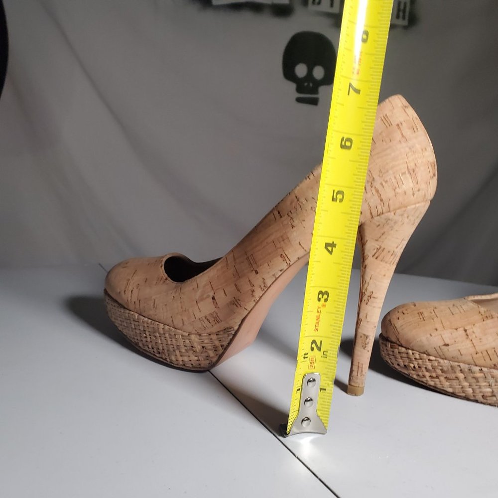 Stuart Weitzman Cork Heels Size 9m - image 8